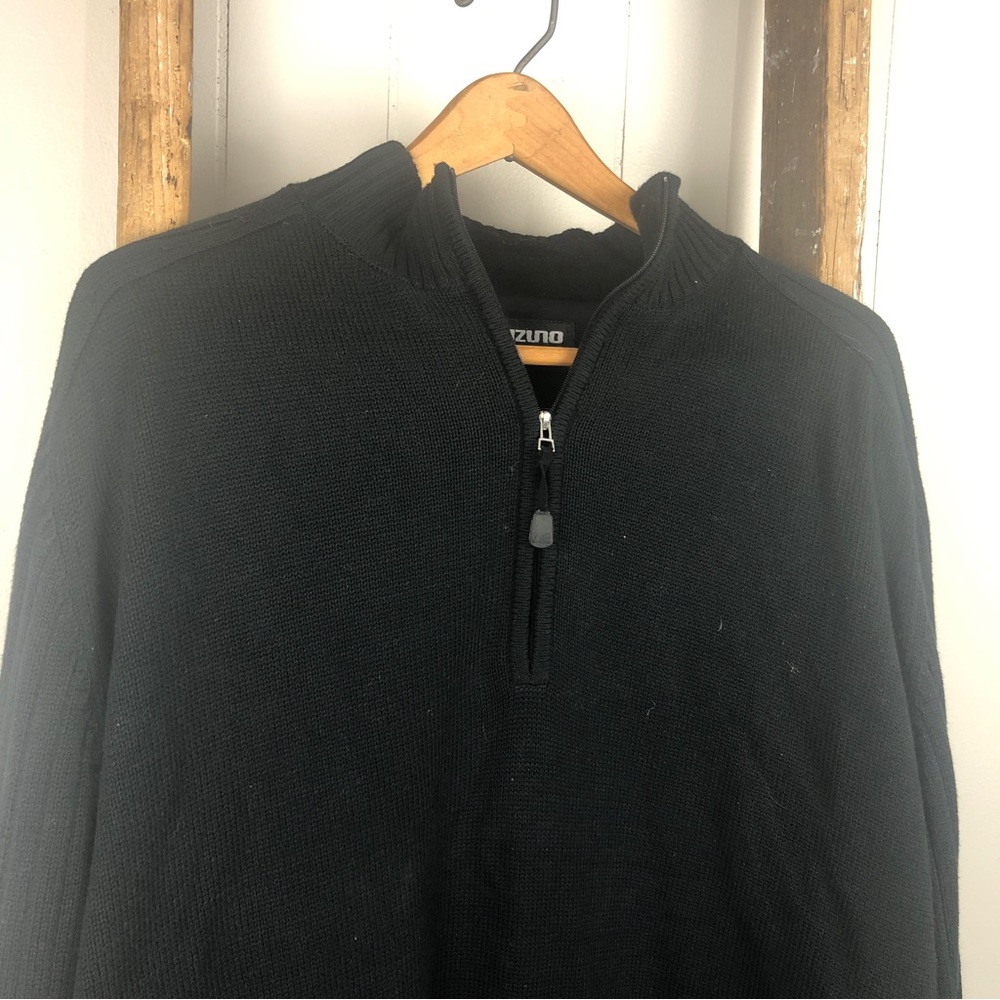 Mizuno Windlite Lined Cotton 1/4 Zip Sweater